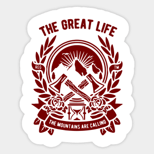 The geat life Sticker